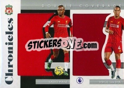 Sticker Virgil van Dijk / Sadio Mane - Chronicles Soccer 2019-2020 n. DC-LIV - Panini