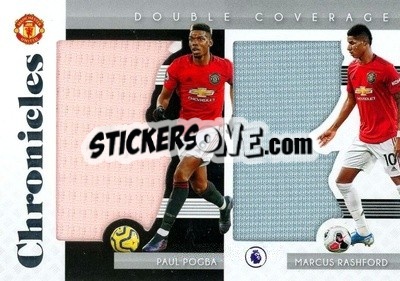 Sticker Paul Pogba / Marcus Rashford - Chronicles Soccer 2019-2020 n. DC-MAN - Panini