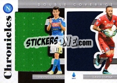 Sticker Hirving Lozano / David Ospina - Chronicles Soccer 2019-2020 n. DC-NAP - Panini