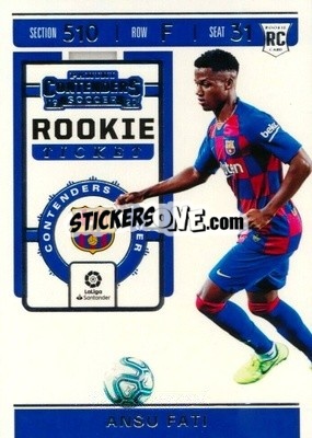 Sticker Ansu Fati - Chronicles Soccer 2019-2020 n. RT-4 - Panini