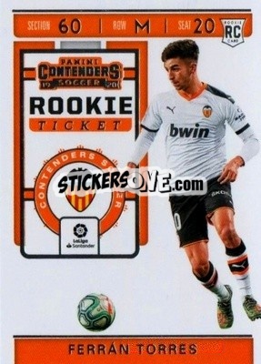 Sticker Ferran Torres - Chronicles Soccer 2019-2020 n. RT-10 - Panini