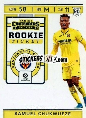 Sticker Samuel Chukwueze - Chronicles Soccer 2019-2020 n. RT-12 - Panini