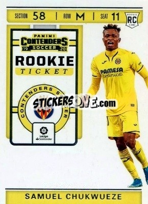 Figurina Samuel Chukwueze - Chronicles Soccer 2019-2020 - Panini