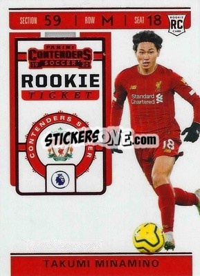 Sticker Takumi Minamino - Chronicles Soccer 2019-2020 n. RT-22 - Panini