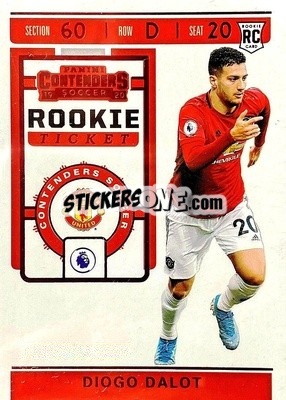 Figurina Diogo Dalot - Chronicles Soccer 2019-2020 - Panini