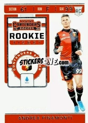 Sticker Andrea Pinamonti - Chronicles Soccer 2019-2020 n. RT-32 - Panini