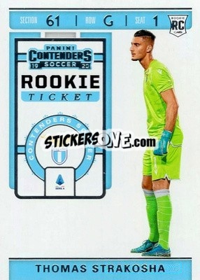 Sticker Thomas Strakosha - Chronicles Soccer 2019-2020 n. RT-33 - Panini