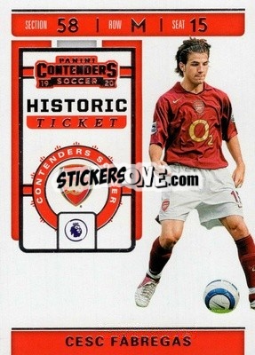 Sticker Cesc Fabregas - Chronicles Soccer 2019-2020 n. HT-CSC - Panini