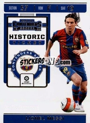 Sticker Lionel Messi - Chronicles Soccer 2019-2020 n. HT-LM - Panini