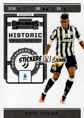 Sticker Paul Pogba - Chronicles Soccer 2019-2020 n. HT-PP - Panini