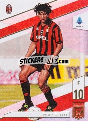 Sticker Ruud Gullit - Chronicles Soccer 2019-2020 n. E-32 - Panini