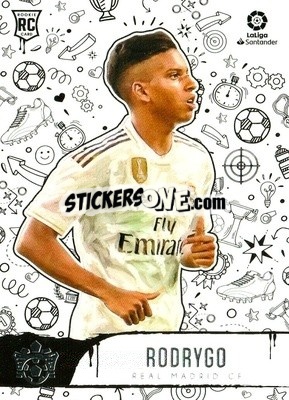 Figurina Rodrygo - Chronicles Soccer 2019-2020 - Panini