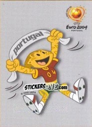 Cromo Official Mascot - UEFA Euro Portugal 2004 - Panini