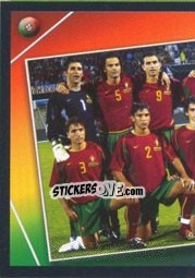 Cromo Team Photo - UEFA Euro Portugal 2004 - Panini