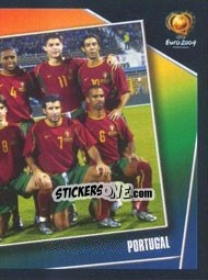 Cromo Team Photo - UEFA Euro Portugal 2004 - Panini
