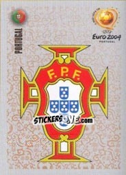 Sticker Team Emblem - UEFA Euro Portugal 2004 n. 7 - Panini