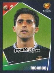 Sticker Ricardo - UEFA Euro Portugal 2004 n. 8 - Panini