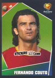 Sticker Fernando Couto - UEFA Euro Portugal 2004 n. 12 - Panini