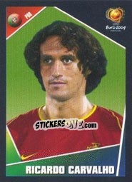 Sticker Ricardo Carvalho - UEFA Euro Portugal 2004 n. 13 - Panini