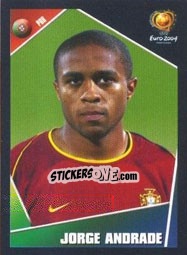 Sticker Jorge Andrade - UEFA Euro Portugal 2004 n. 14 - Panini