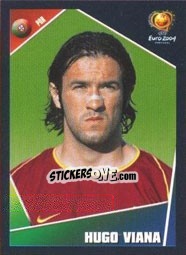 Sticker Hugo Viana - UEFA Euro Portugal 2004 n. 17 - Panini