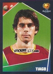 Sticker Tiago Mendes - UEFA Euro Portugal 2004 n. 18 - Panini
