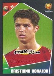 Sticker Cristiano Ronaldo - UEFA Euro Portugal 2004 n. 23 - Panini