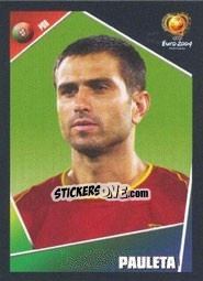 Sticker Pauleta - UEFA Euro Portugal 2004 n. 25 - Panini