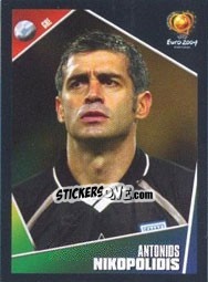 Cromo Antonios Nikopolidis - UEFA Euro Portugal 2004 - Panini