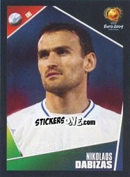 Sticker Nikolaos Dabizas - UEFA Euro Portugal 2004 - Panini