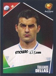 Sticker Traianos Dellas - UEFA Euro Portugal 2004 - Panini