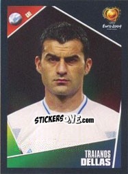 Figurina Traianos Dellas - UEFA Euro Portugal 2004 - Panini