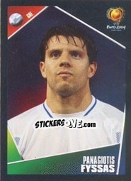 Sticker Panagiotis Fyssas - UEFA Euro Portugal 2004 - Panini