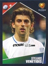 Cromo Stylianos Venetidis - UEFA Euro Portugal 2004 - Panini