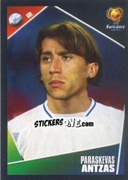 Sticker Paraskevas Antzas - UEFA Euro Portugal 2004 n. 38 - Panini
