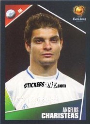 Cromo Angelos Charisteas - UEFA Euro Portugal 2004 - Panini