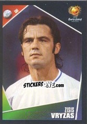 Cromo Zisis Vryzas - UEFA Euro Portugal 2004 - Panini