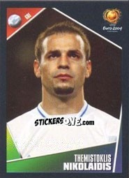 Sticker Themistoklis Nikolaidis - UEFA Euro Portugal 2004 - Panini