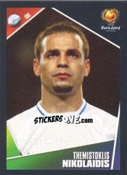 Figurina Themistoklis Nikolaidis - UEFA Euro Portugal 2004 - Panini