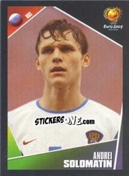 Sticker Andrei Solomatin - UEFA Euro Portugal 2004 - Panini