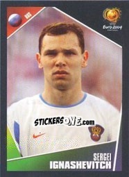 Cromo Sergei Ignashevich - UEFA Euro Portugal 2004 - Panini