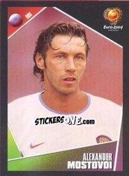 Cromo Aleksandr Mostovoi - UEFA Euro Portugal 2004 - Panini