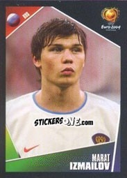 Sticker Marat Izmailov - UEFA Euro Portugal 2004 n. 64 - Panini