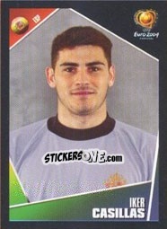 Cromo Iker Casillas - UEFA Euro Portugal 2004 - Panini