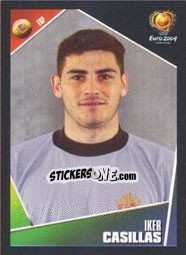 Sticker Iker Casillas - UEFA Euro Portugal 2004 n. 71 - Panini
