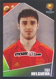 Sticker Ivan Helguera - UEFA Euro Portugal 2004 n. 74 - Panini