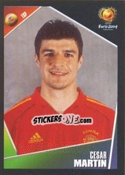 Sticker Cesar Martin - UEFA Euro Portugal 2004 - Panini