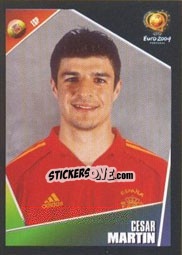 Figurina Cesar Martin - UEFA Euro Portugal 2004 n. 75 - Panini