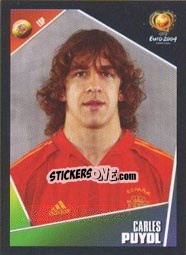 Cromo Carles Puyol - UEFA Euro Portugal 2004 - Panini