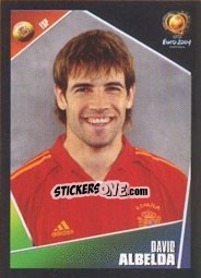 Cromo David Albelda - UEFA Euro Portugal 2004 - Panini